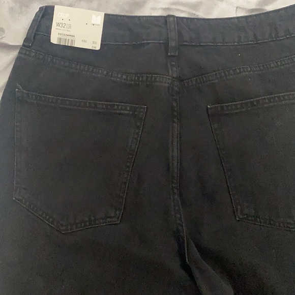 Topshop Lace Up Wide Jeans - Picture 3 of 4